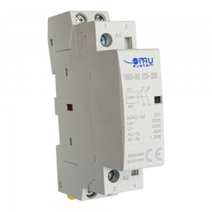 Modular Leistungsschütz Schütz 25A 1,2kW 230V AC 2NO 35mm DIN Montage XBS M-IS 25-20