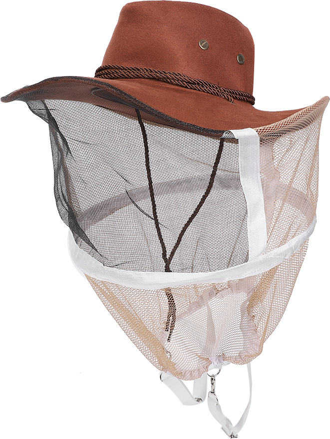Cocosity Imker-Schutzhut,Anti-Bienen-Hut,Cowboy-Imker-Schutzhut,Imker-Anti-Bienen-Hut,Bienenzucht-Zubehör