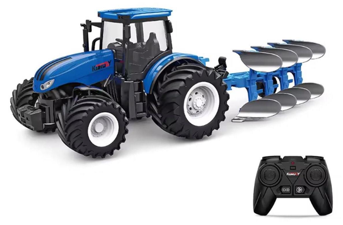 efaso RC Traktor 6638 mit Pflug - Ferngesteuerter Traktor 1:24 mit 30min Spielzeit ART2452622024