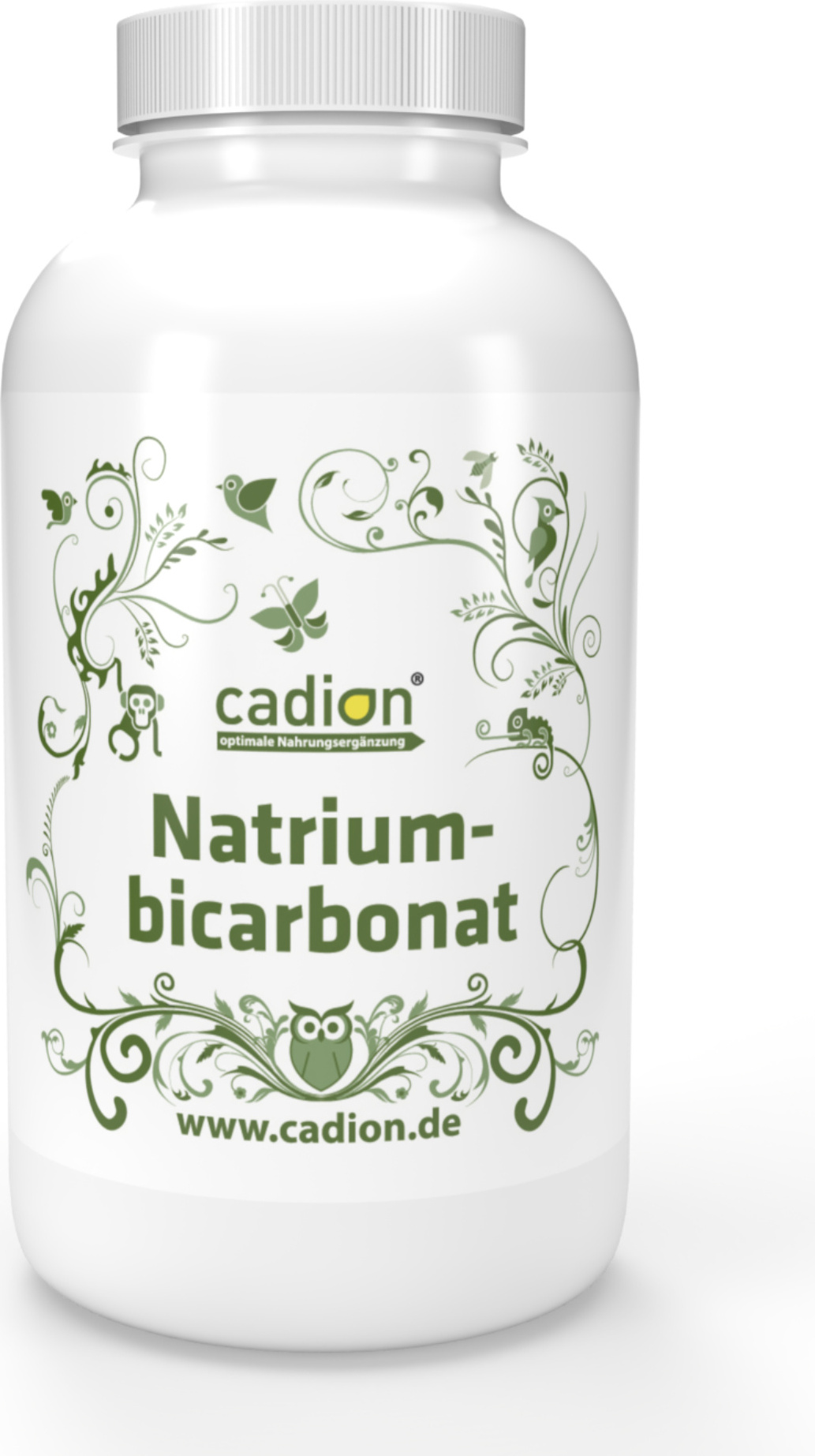 Cadion AS Vertriebs GmbH Cadion Natron 250 Kapseln mit Natriumbicarbonat = Natriumhydrogencarbonat