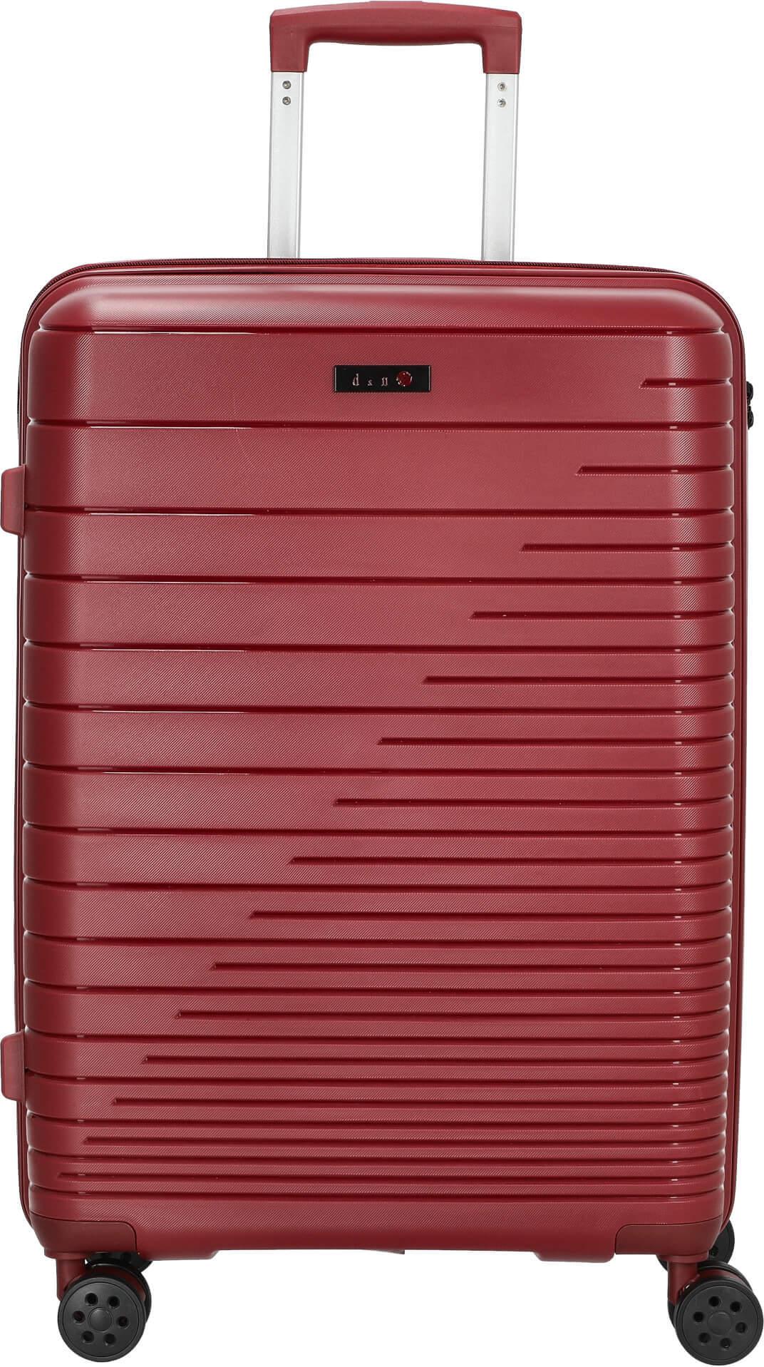 d & n lederwaren d&n Travel Line 4600 4 Rollen Trolley M 65 cm 4660-12