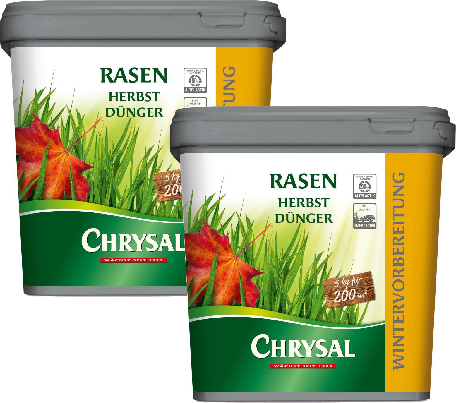 Chrysal Herbstrasendünger 10 kg - Herbst Rasendünger für 400 m² 2433