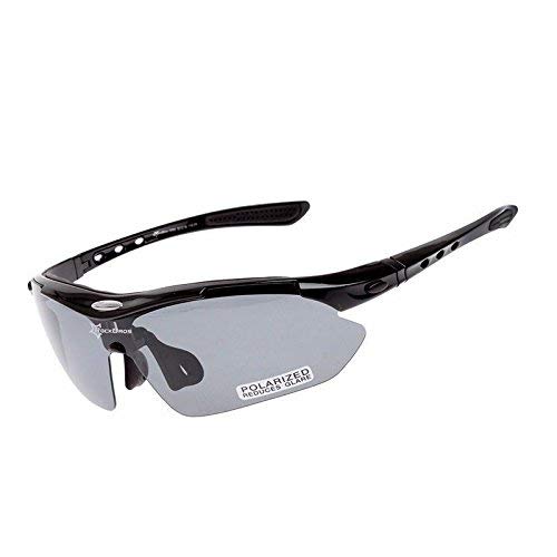 ROCKBROS Fahrradbrille Polarisierte Brille mit UV400 Radbrille für Outdoor-Sport 