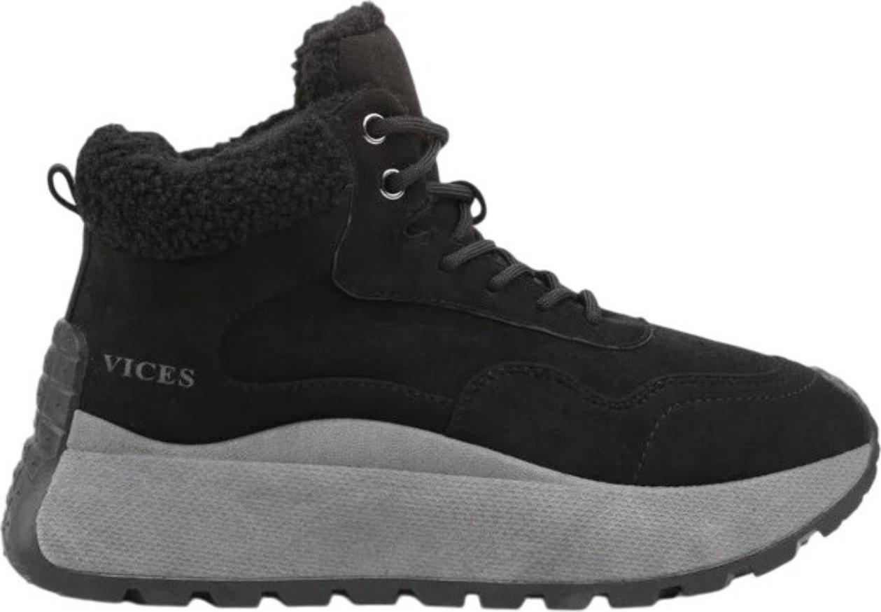 Permani Damen High-Top-Stiefeletten in Schwarz, geeignet für die Wintersaison TM0438