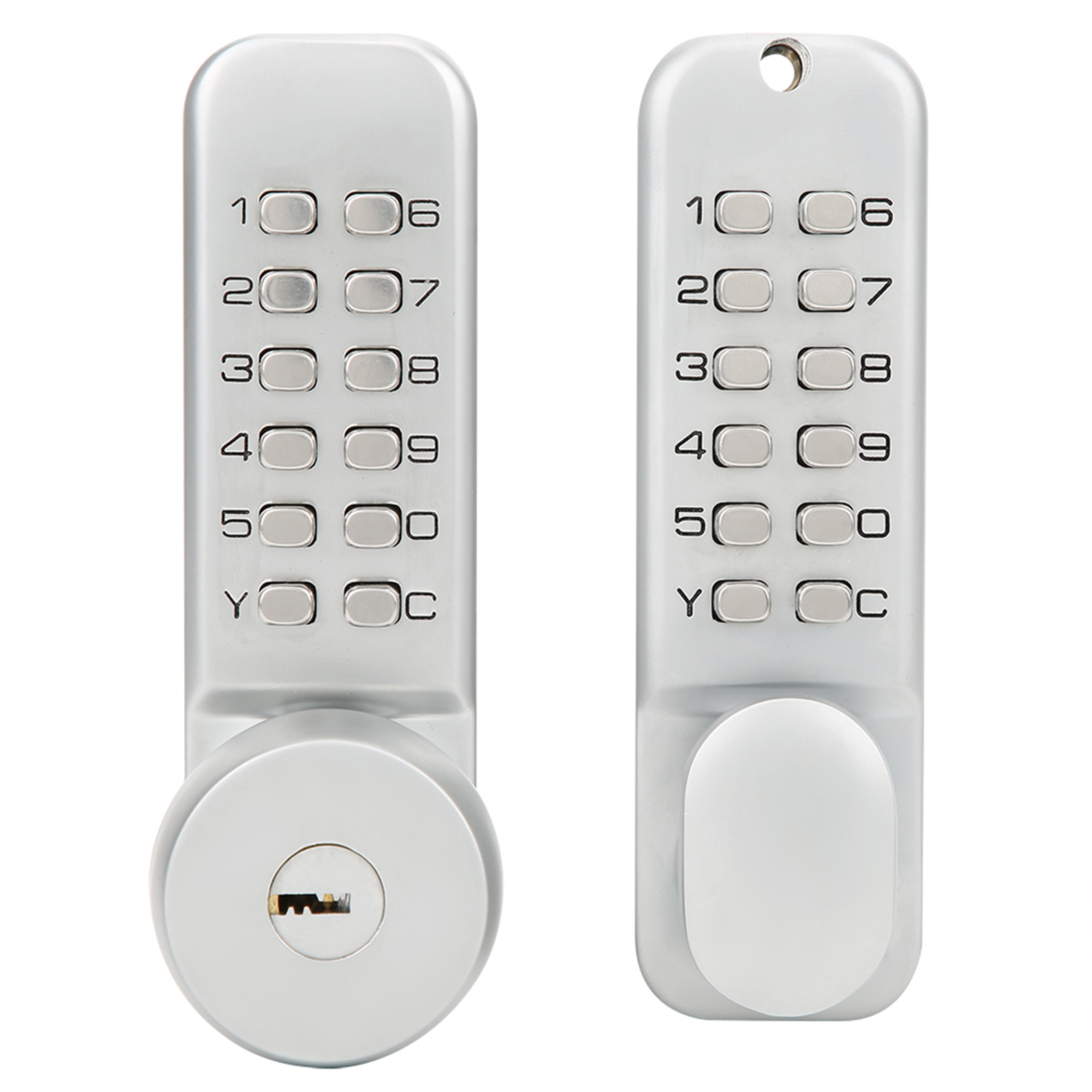 Cocosity Türschloss,Passwortschloss,Türschloss innen,Hardware-Produkt,Heimdekoration,Türschloss außen,Torschloss