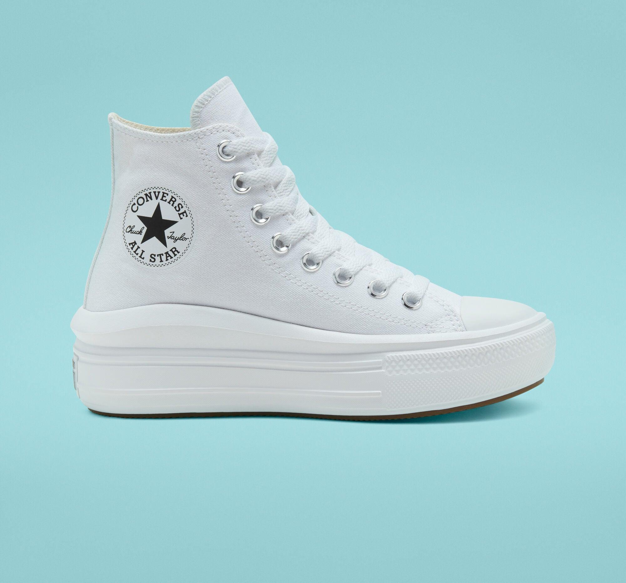 Converse Chuck Taylor All Star Move Wit - Sneaker - 568498C Converse All Stars Verkauf, Converse, Converse Sneakers, Converse All Star, Converse All Stars, Converse Chuck Taylor All Stars, converse all stars Blauw, converse all stars blau