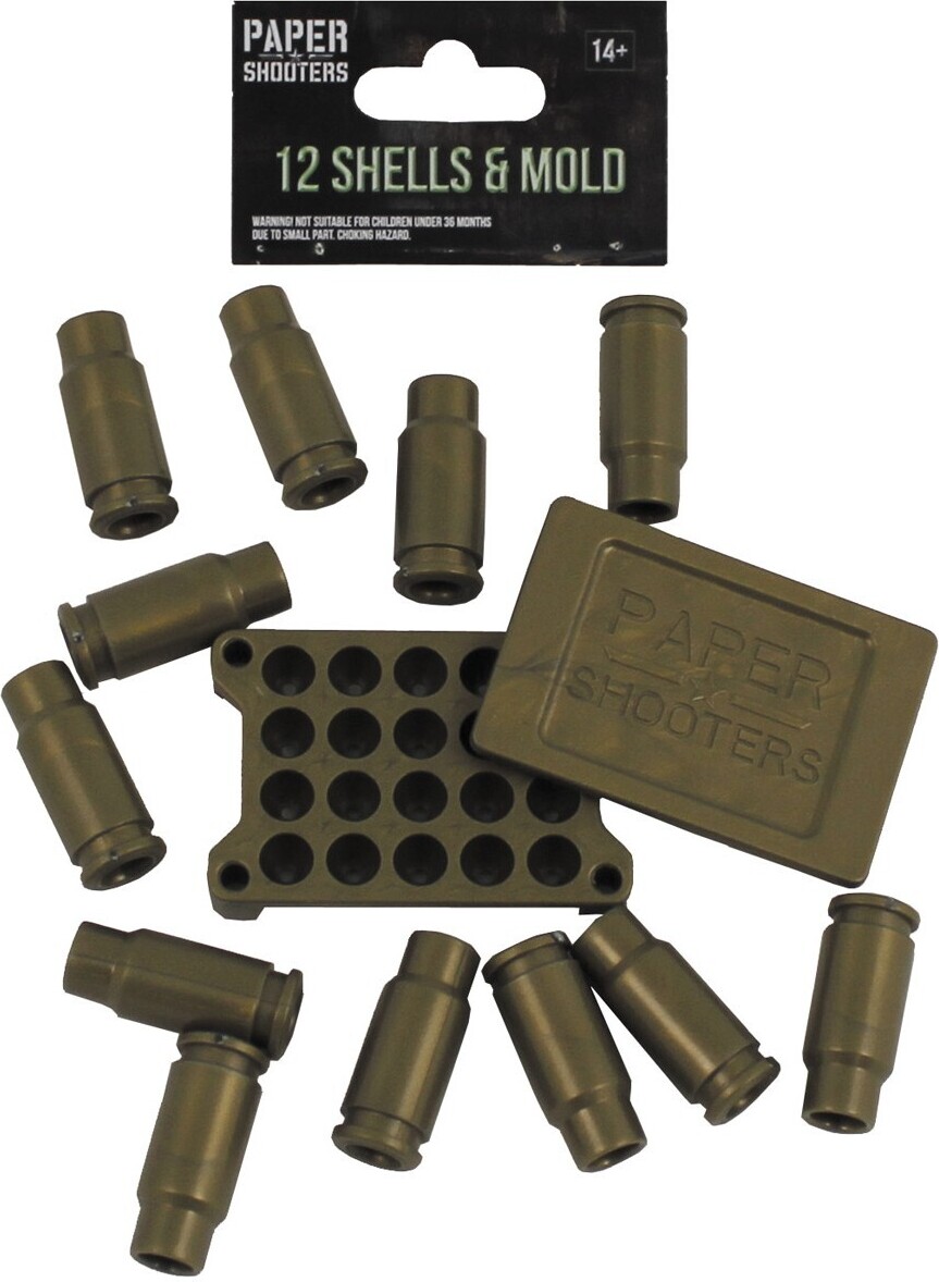 PAPER SHOOTERS, Hülsen,12 Stück