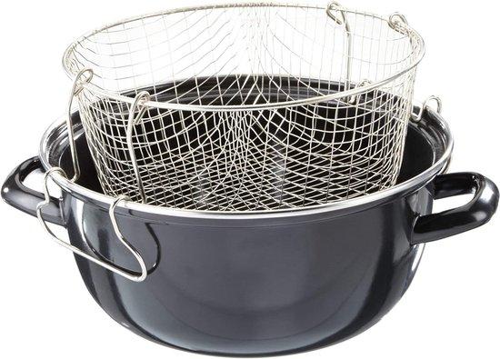 Famanu Fritteuse 24 cm - Gusseiserne Fritteuse für medizinische Anwendungen SHSHOP