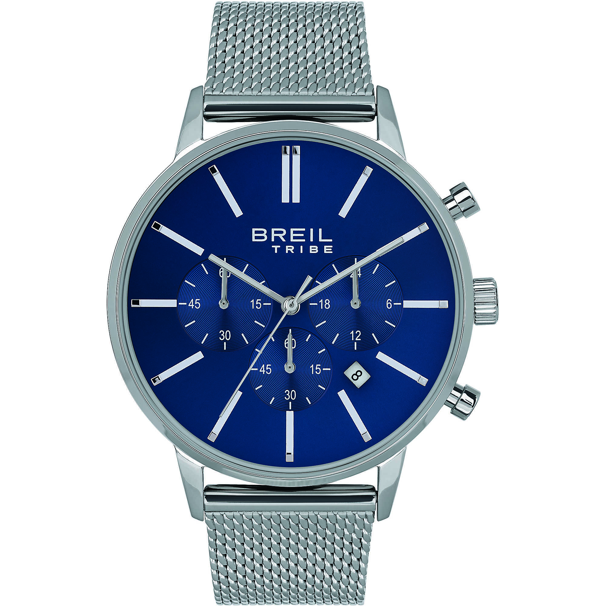 Chronograph Breil Versilbert/Stahl Kollektion Avery - mann