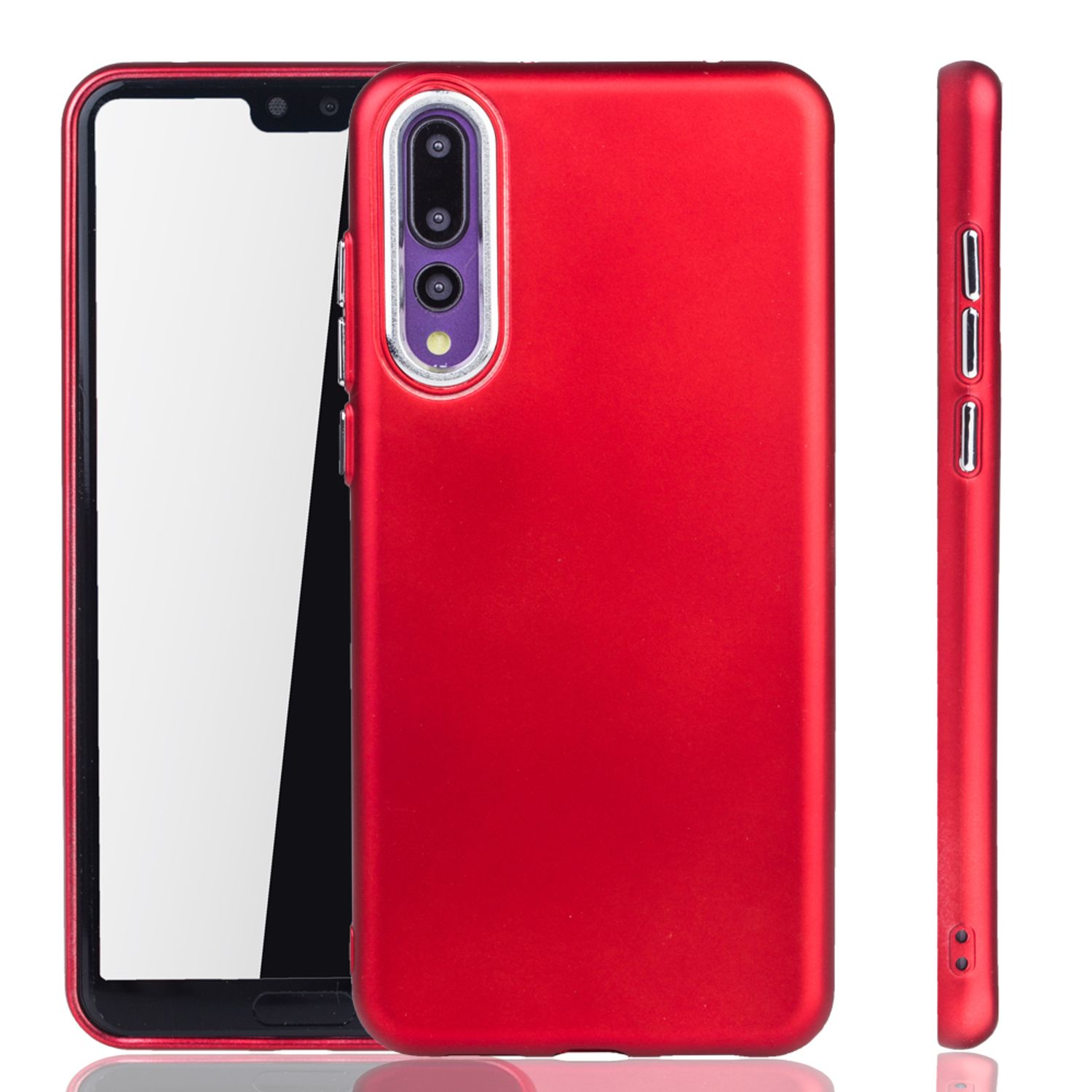 Puzdro na Huawei P20 Pro - Puzdro na mobilný telefón pre Huawei P20 Pro - Puzdro na mobil v červenej farbe