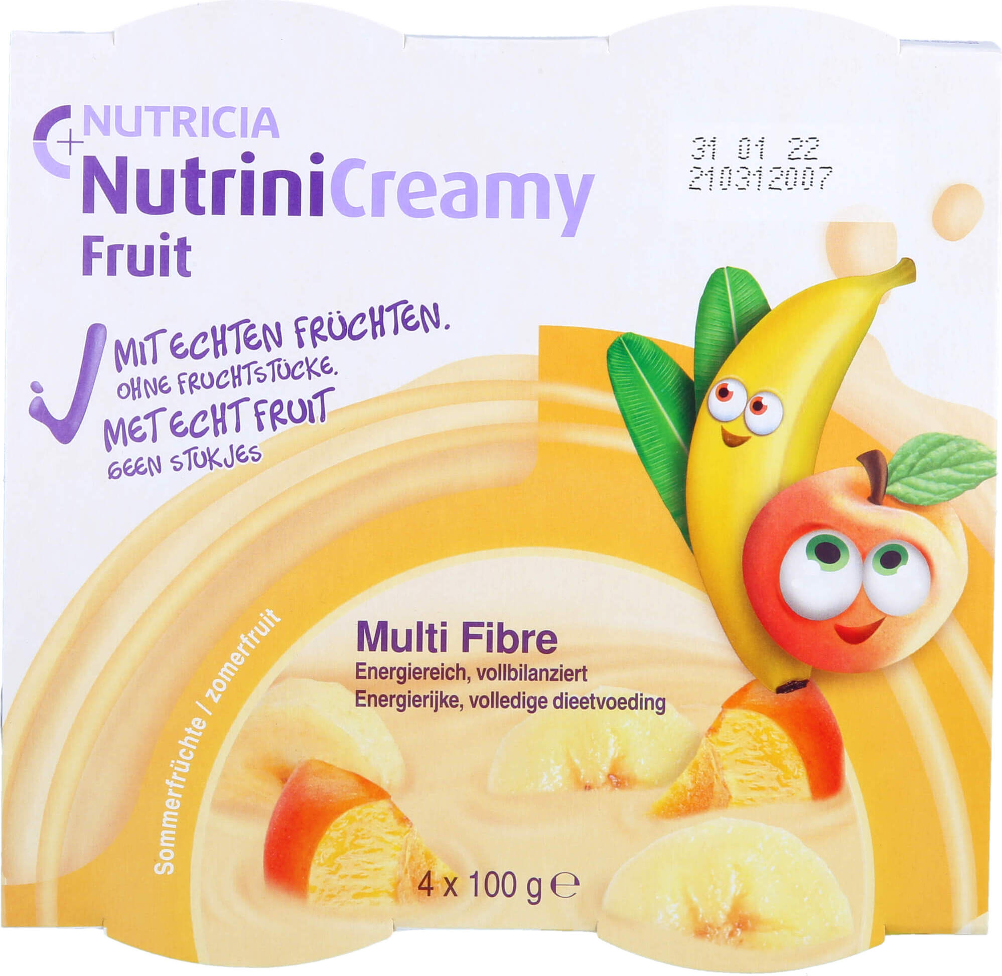 Danone Nutrini Creamy Fruit Sommerfrüchte, 4X100 g 10356057