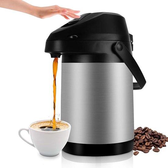 OEM Elektrischer Kaffeebehälter mit Pumpe, 3 Liter, doppelwandig, isoliert, Stahl, 12-Stunden-Wärme, 24-Stunden-Kühlhaltung. 2026