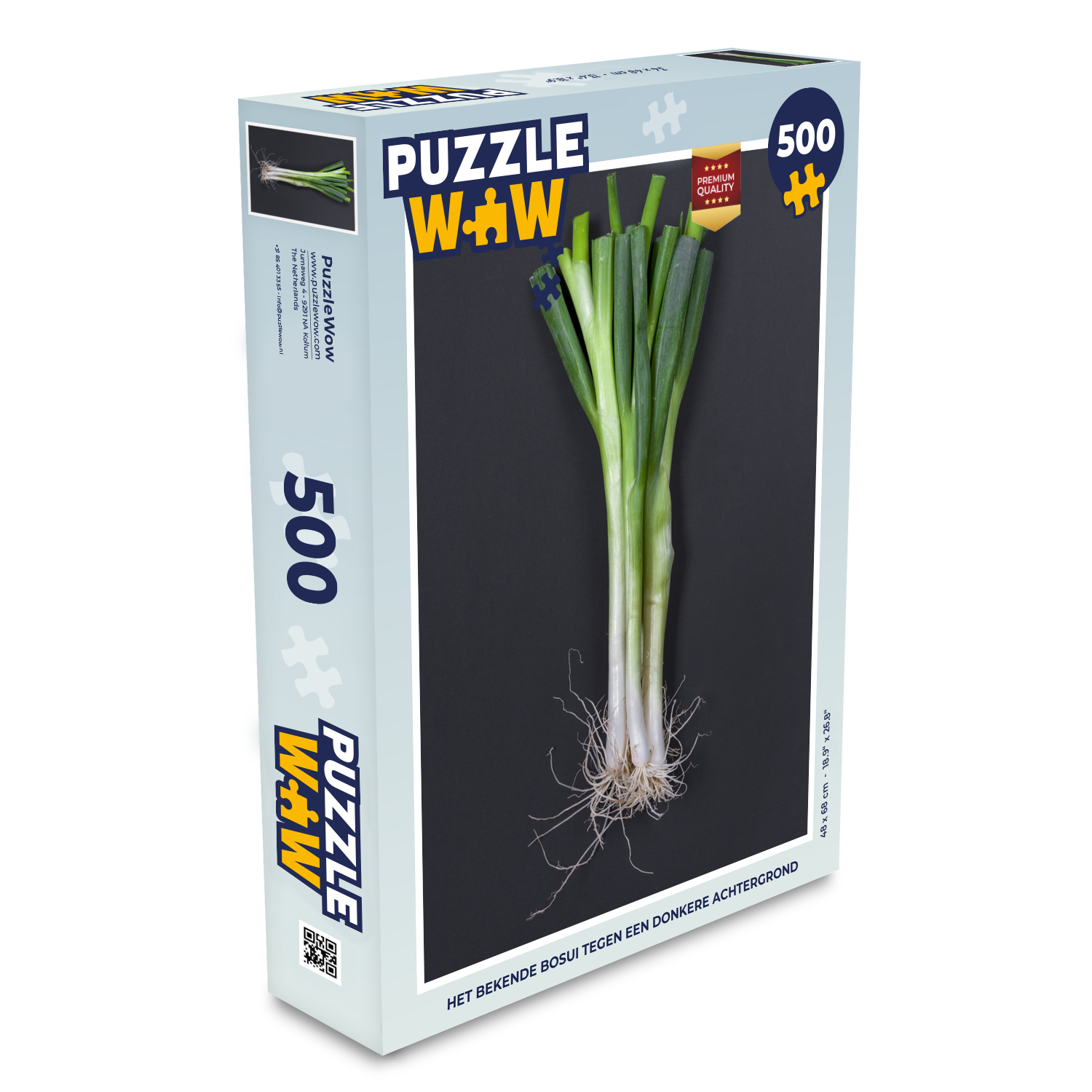 MuchoWow® Puzzle 500 Teile Die bekannte Frühlingszwiebel vor einem dunklen Hintergrund - Denken - Spiel - Toy 137|1297999