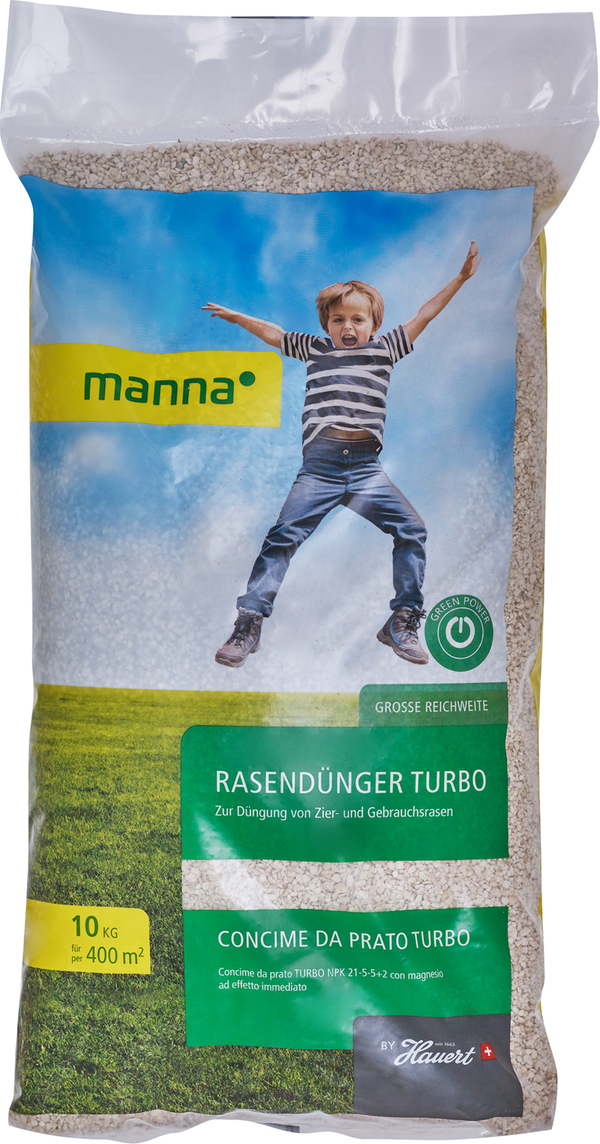Rasendünger Turbo (10 kg) | Rasendünger von Hauert Manna 670510-hm