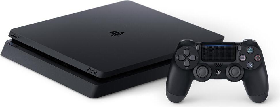 Sony PlayStation 4 Heimkonsole PS4 Slim 500GB - Zustand: Gut Schwarz 9866169