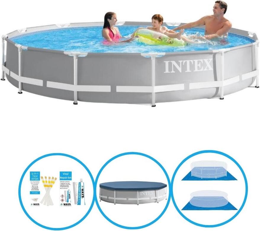 Rám bazéna Intex Prism 366x76 cm - vrátane príslušenstva