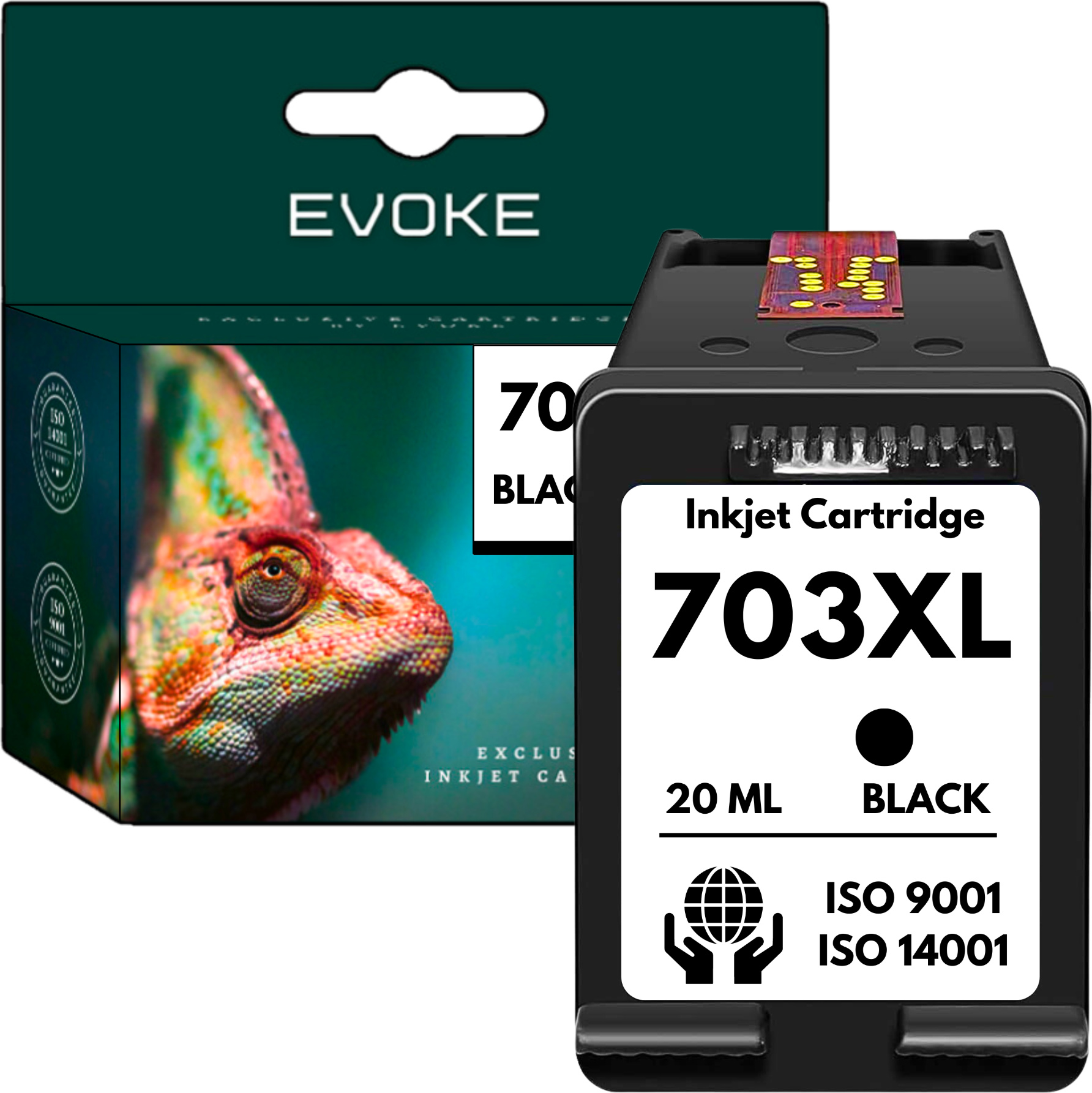 Kazeta pre HP 703 XL čierna ️️ D730 F735 K109a K209a K510a ️