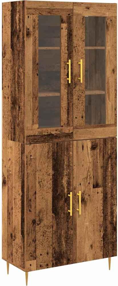 Syfax Highboard 2 pcs Altholz Holzwerkstoff 4593334346