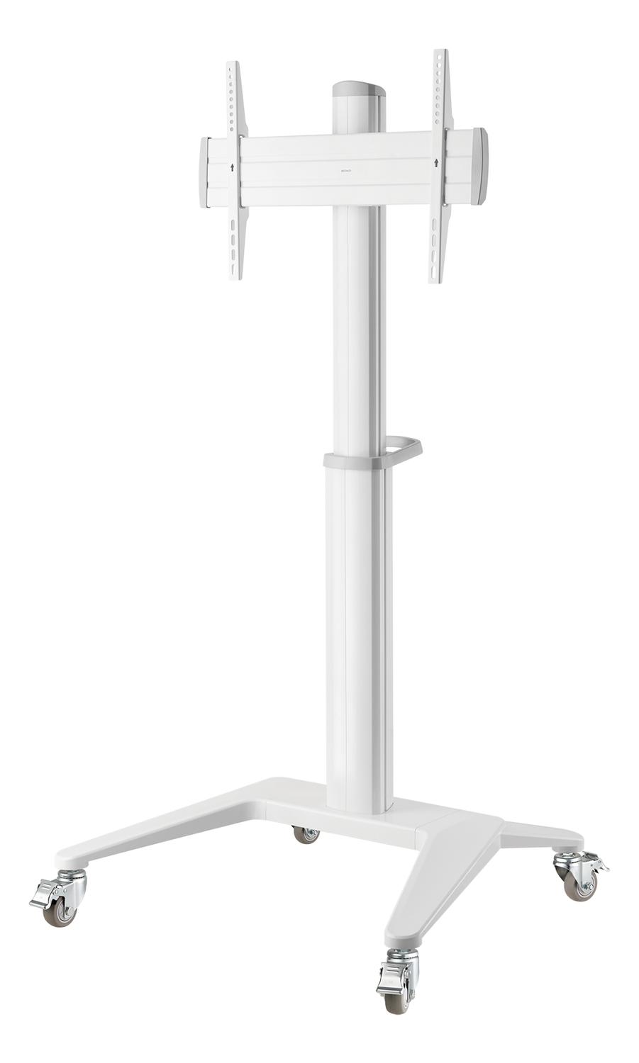Kancelársky vozík DELTACO, 37"-70", 70 kg, biely