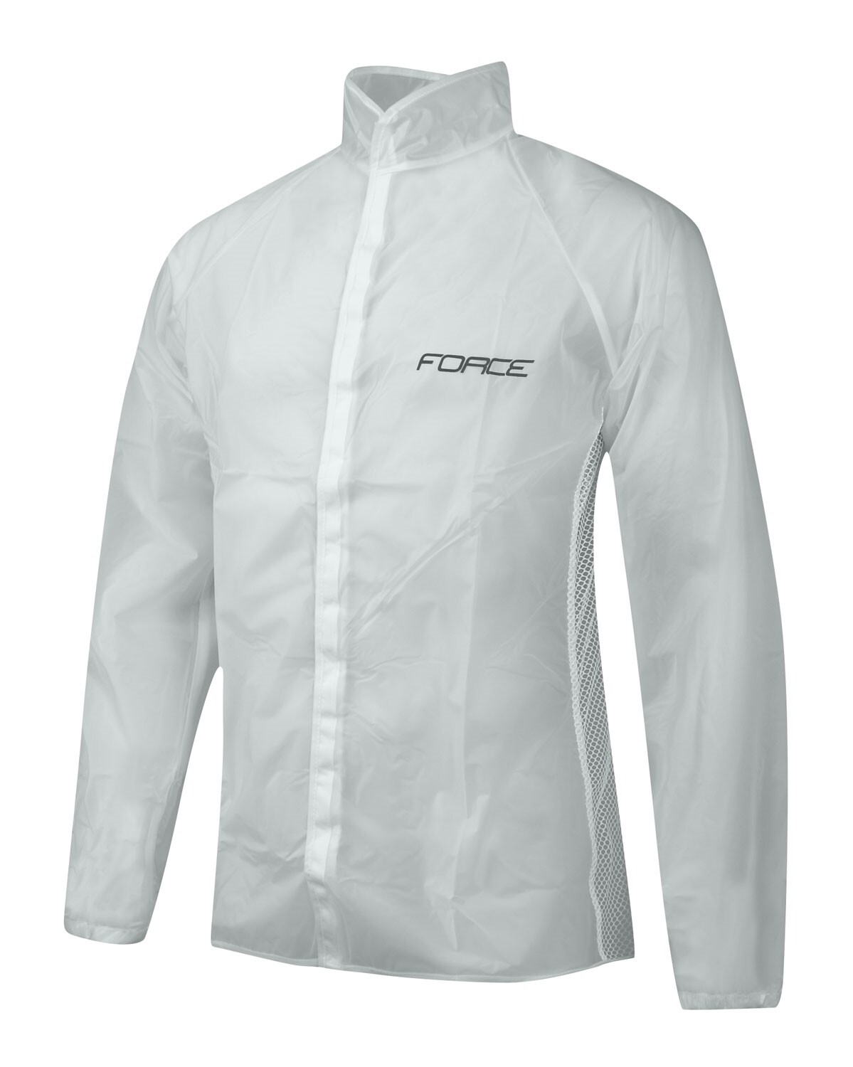 Regenjacke FORCE weiss-transparent 90708L