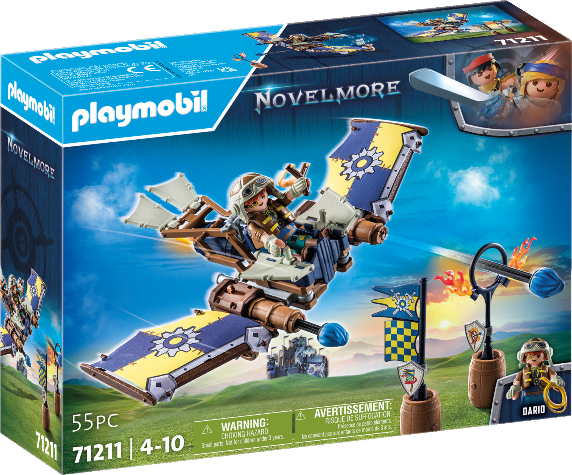 PLAYMOBIL Novelmore 71211 Novelmore - Darios Fluggleiter