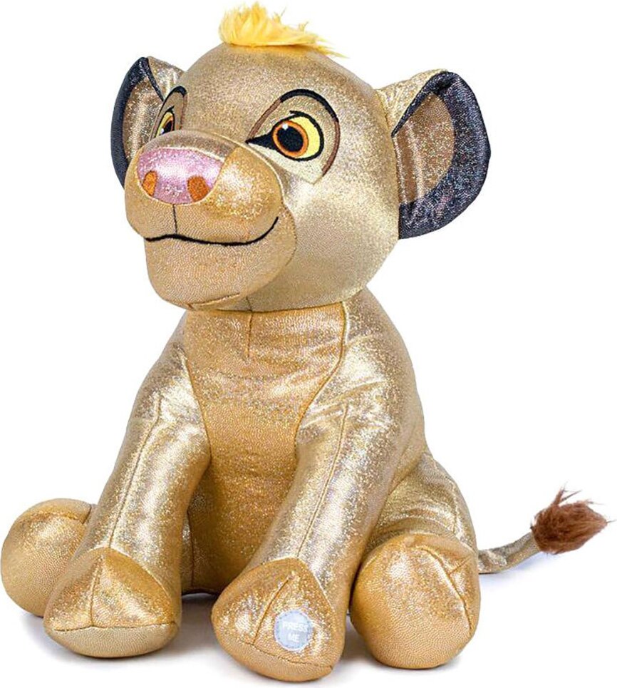 Disney Der König Der Löwen Simba Teddy 28 Cm Golden Golden One Size