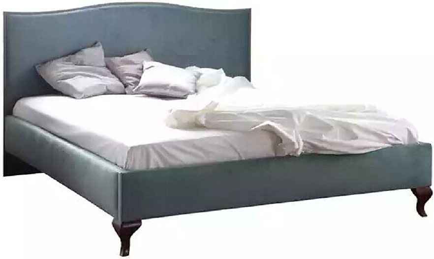 Schlafzimmer Bett Blau Holz 155.6x211x113 JVmoebel