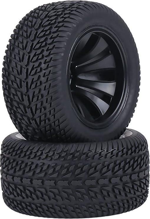 Markenlos 2PCS Rennwagenreifen RC Lkw-Reifen - Ersatzreifen für Rennwagen - Lkw