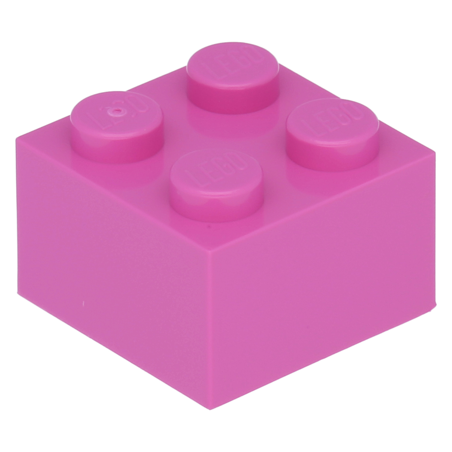 Lego® 2x2 kocky 3003 - 10 kusov Tmavo ružová