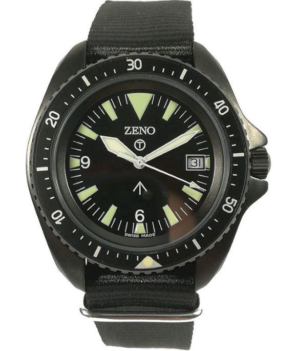 Zeno-Watch - Náramkové hodinky - Pánske - Chronograf - PRS Quartz black - PRS-3Q-bk-a1
