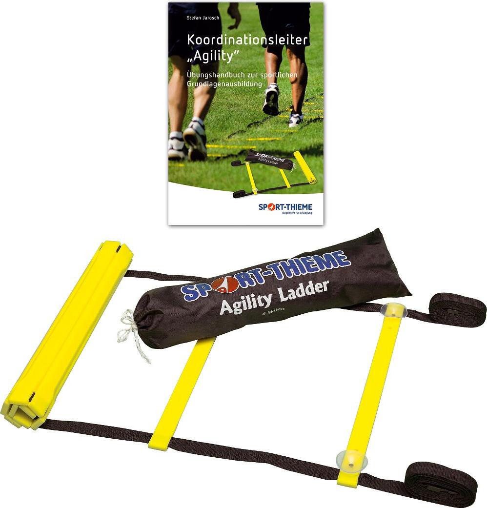 Sport-Thieme Koordinationsleiter-Set "Agility" mit Übungshandbuch