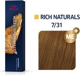 Wella Professionals Koleston Perfect Me+ Rich Naturals Profesionálna permanentná farba na vlasy 7/31 60 ml