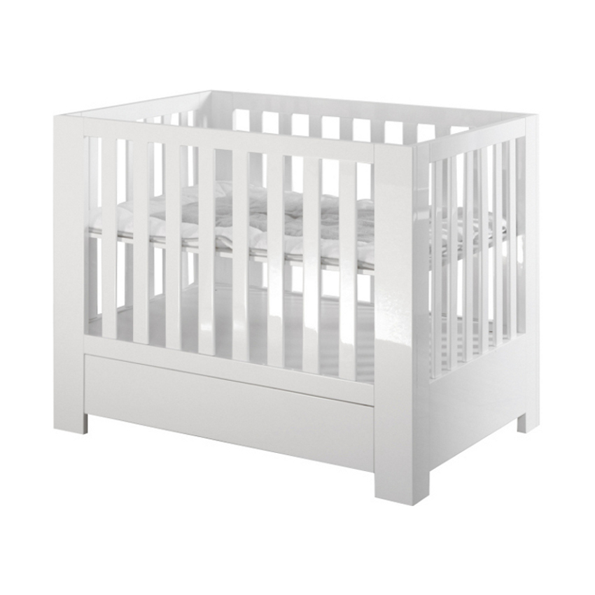 Kidsmill Laufstall Alaska Weiß Hochglanz Mit Lade