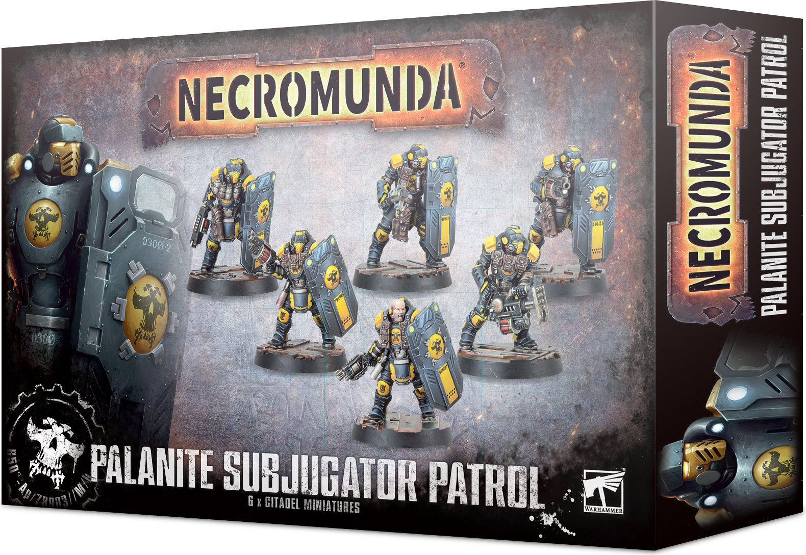 Games Workshop Necromunda Palanite Subjugator Patrol 300-46