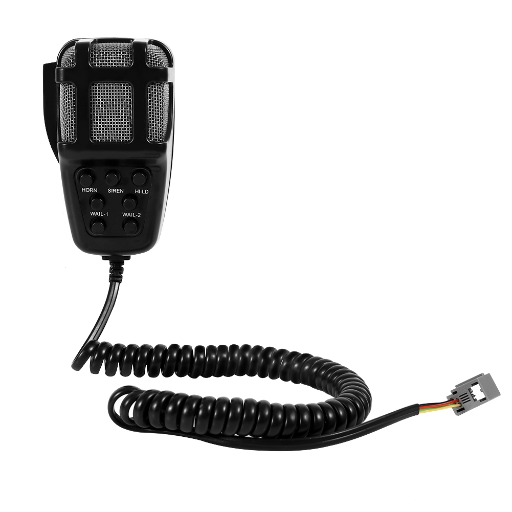 KKmoon 12V Lautes Horn Sirene 7 Töne Horn mit Mic PA Lautsprecher System für Auto Boot Van LKW K_QC00983_250313_84289
