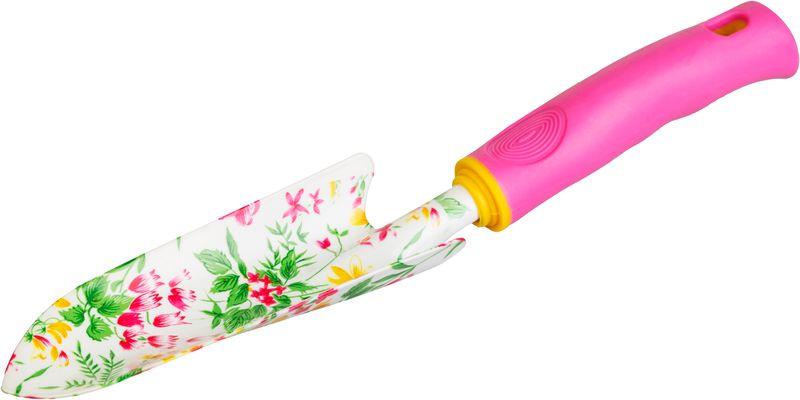 Schaufel Strend Pro, Garten, Pflanzschaufel, Blumendruck, rosa, 32x5,5 cm, Ladies line