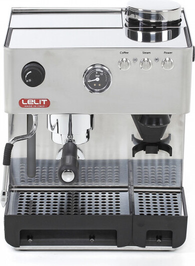 Lelit PL042EMI, Espresso kávovar, 2,7 L, Kávové zrná, Mletá káva, Vstavaný mlynček, 1200 W, Nerezová oceľ