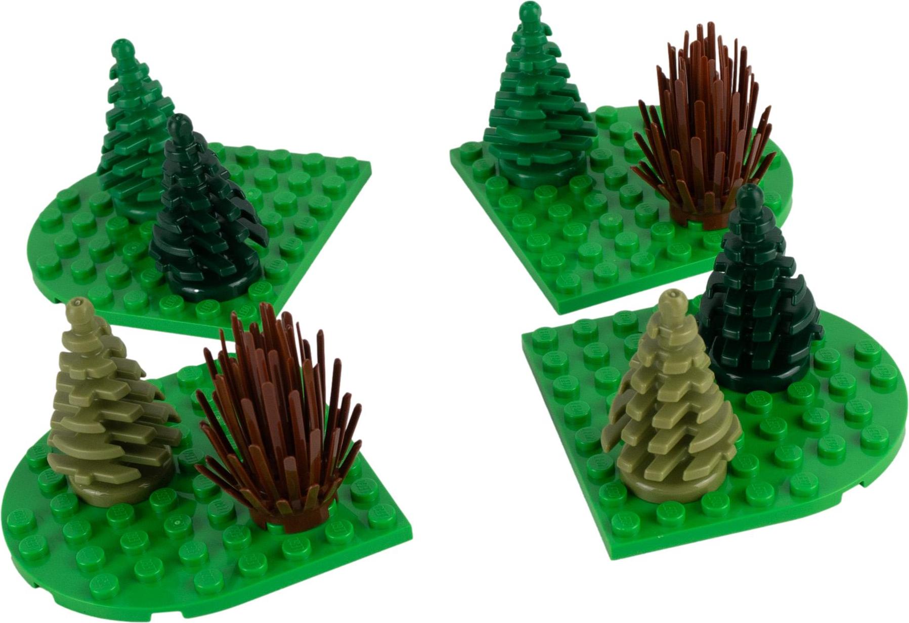 LEGO® MOC 12-teiliges Bäume & Sträucher Set