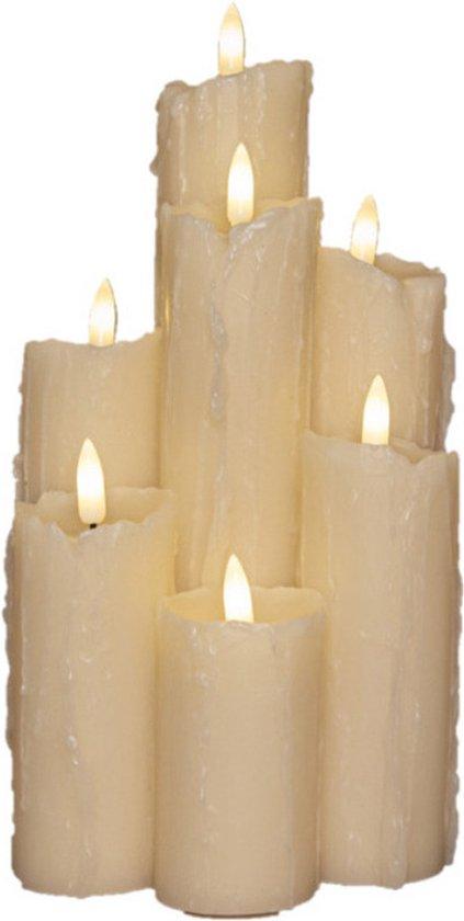 Coen Bakker Anna's Collection LED-Tropfkerzen - 7x - elfenbeinweis - Timer 10430723-0-0