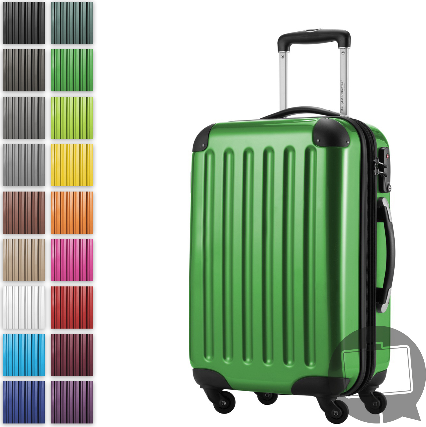 Hauptstadtkoffer HAUPTSTADTKOFFE ALEX Spinner 55 Reisekoffer, Spinner 55 cm, Polycarbonat / ABS 32444014