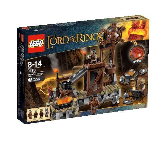 Lego 9476 Der Herr Der Ringe Die Ork Schmiede 4 Figuren Leuchtsteine Als Feuer