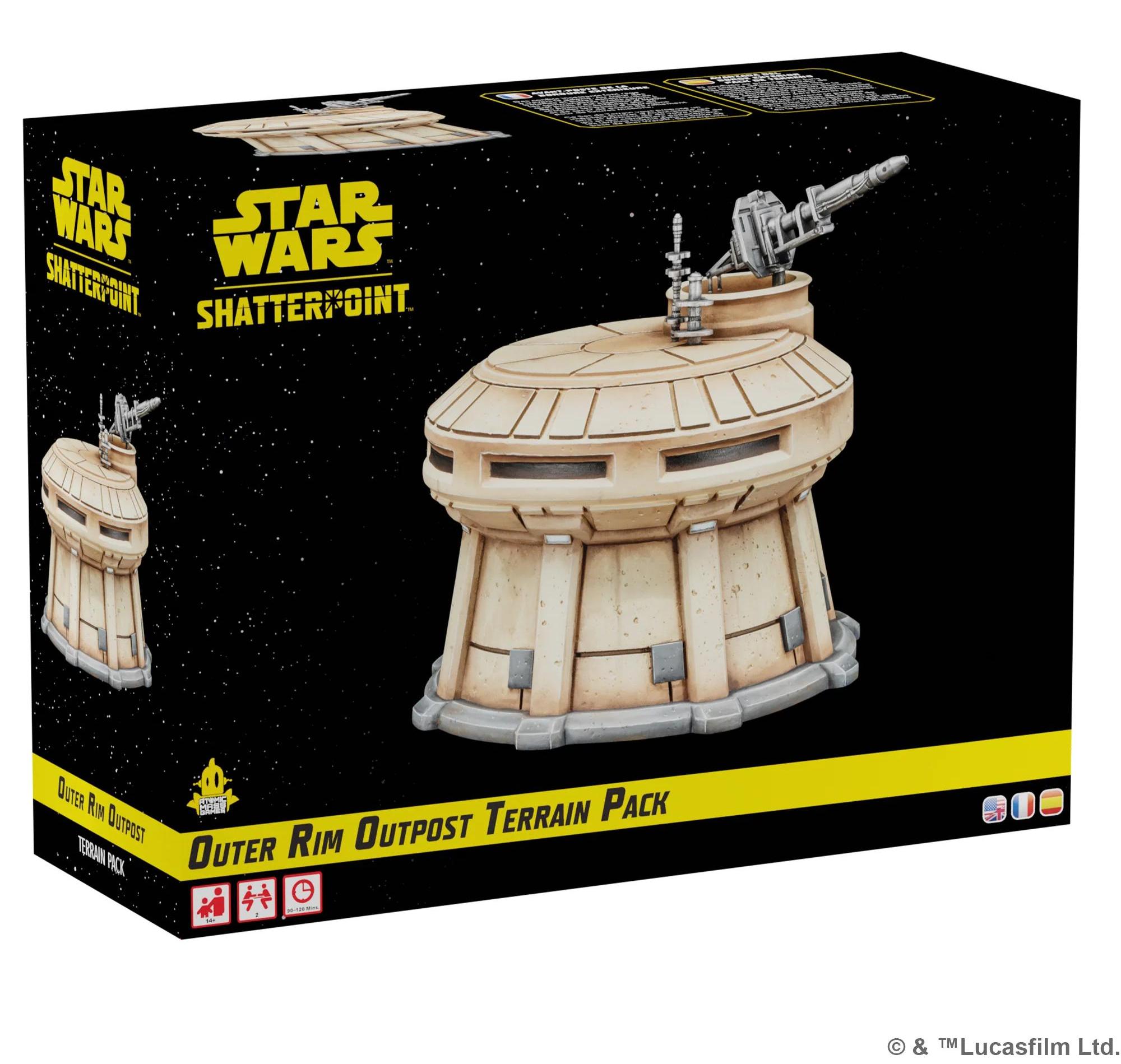 Atomic Mass Games SW Shatterpoint Outer Rim Outpost Terrain Pack AMG-SWP60