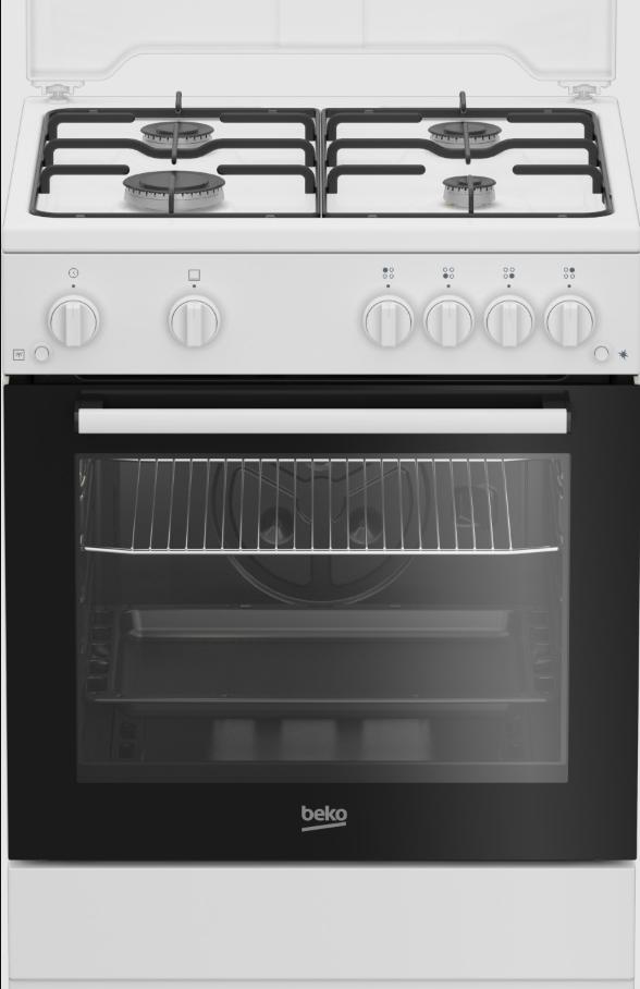 64-liter-4-flammen-weißgaskocher Beko FBG62121WD