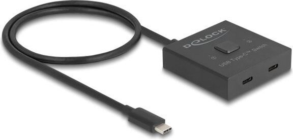 DELOCK USB 10 Gbps USB Type-C Switch 2 auf 1, 8K