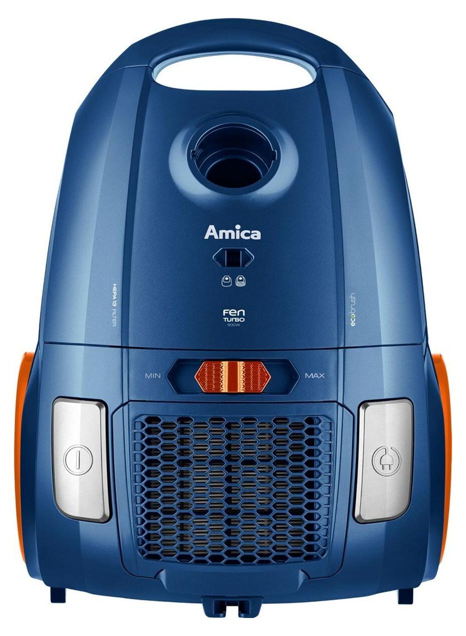 Amica VM 2062 Fen Turbo, 900 W, Cylindrový vysávač, Suchý, Vrecko na prach, 3 L, HEPA