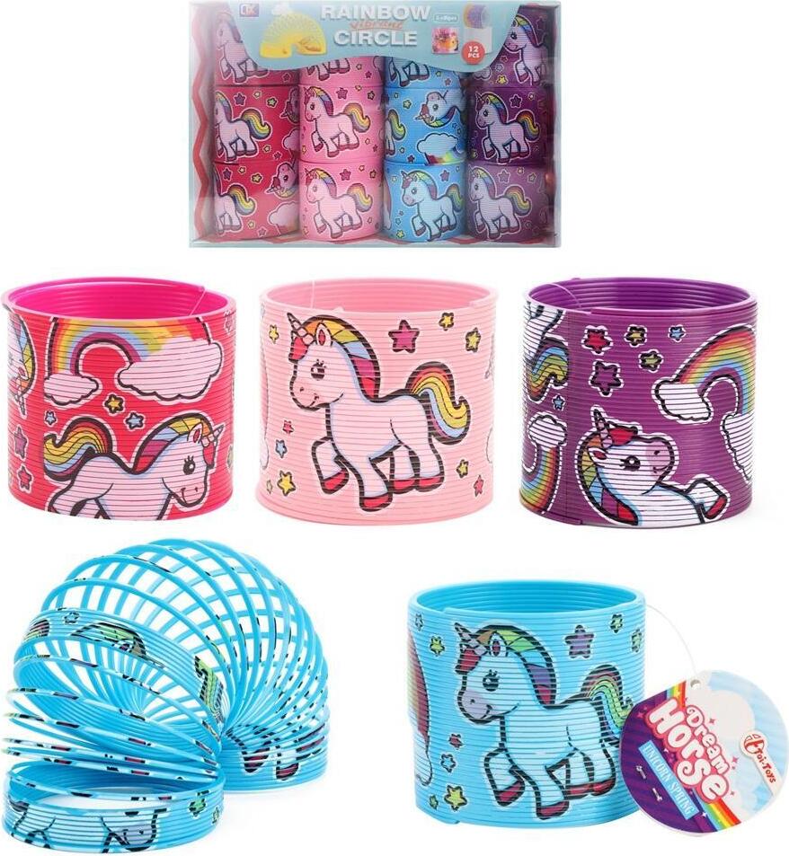 Trifox Spiralfeder Einhorn MIX (Spielzeug, Geschicklichkeitsspielzeug)
