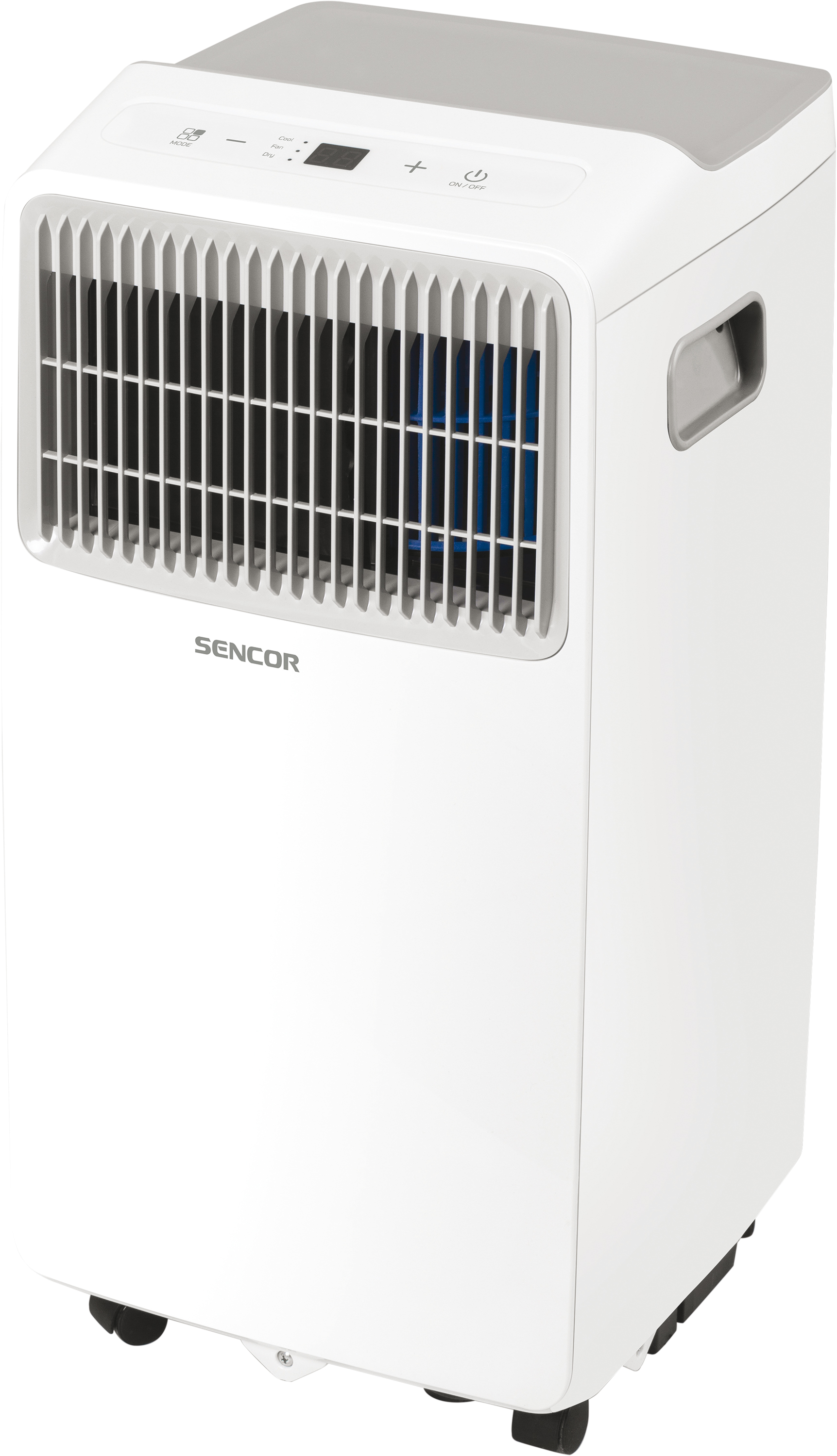 SENCOR SAC MT7013C Mobilná klimatizácia,A, 7 000 BTU, 4 prevádzkové režimy / 3 úrovne rýchlosti, nastavenie teploty 17-30 °C, využiteľná plocha 21-26 m2/54-67 m3