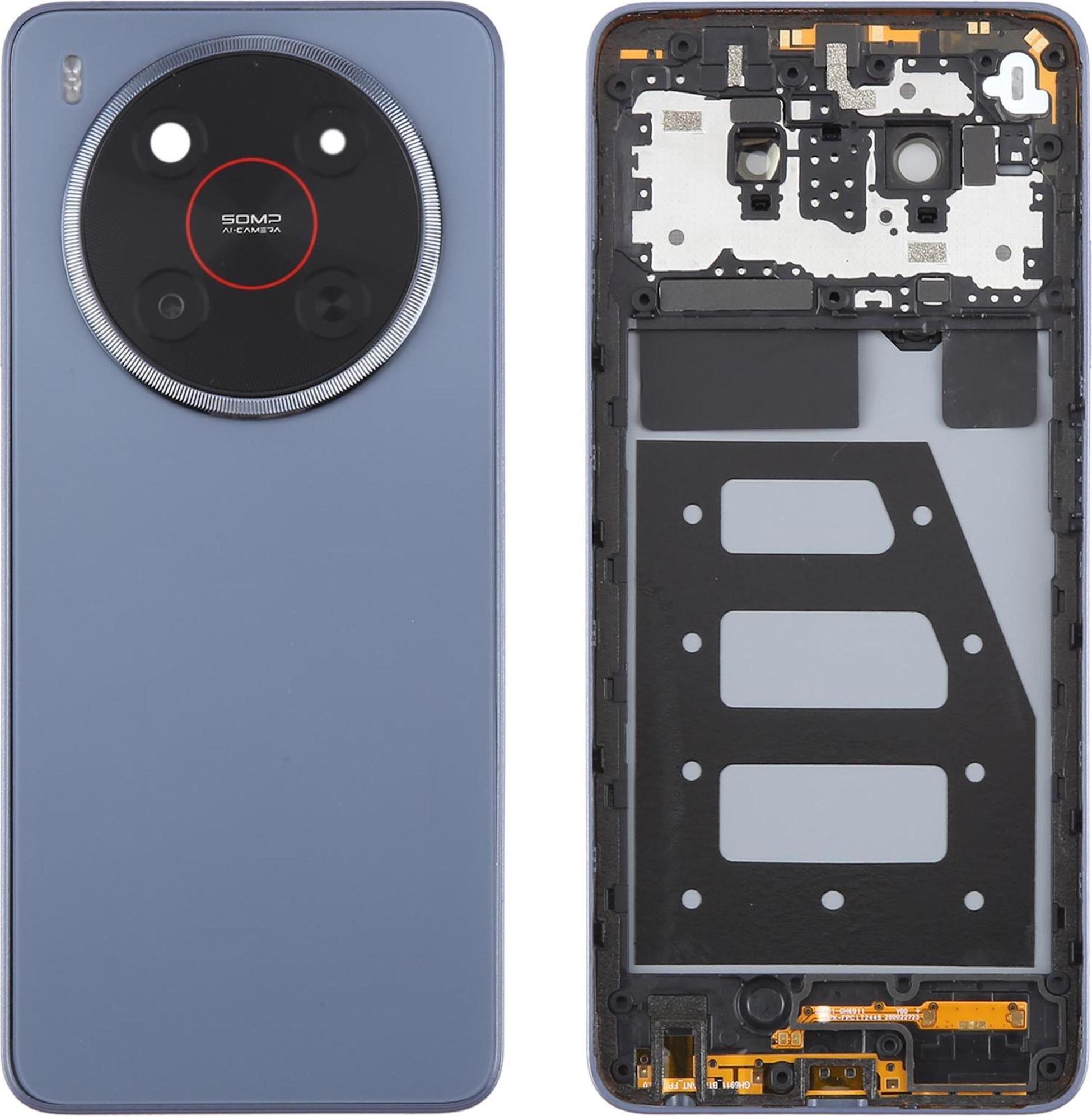 Pour ZTE Blade V70 Max Couvercle de batterie Backcover avec