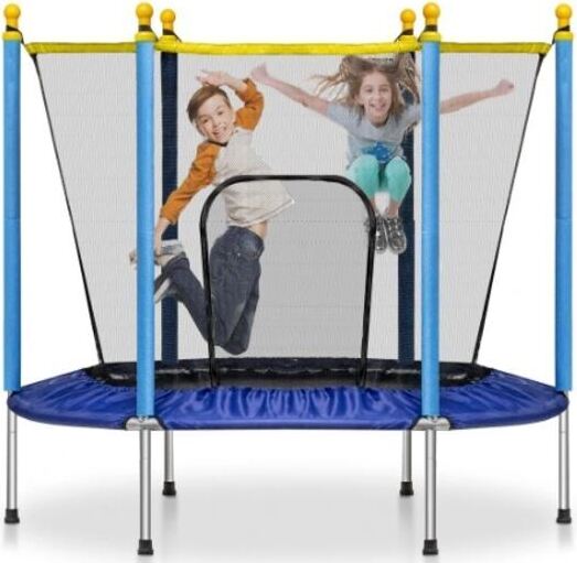 KIK KX4034 Detská trampolína so sieťou 140 cm