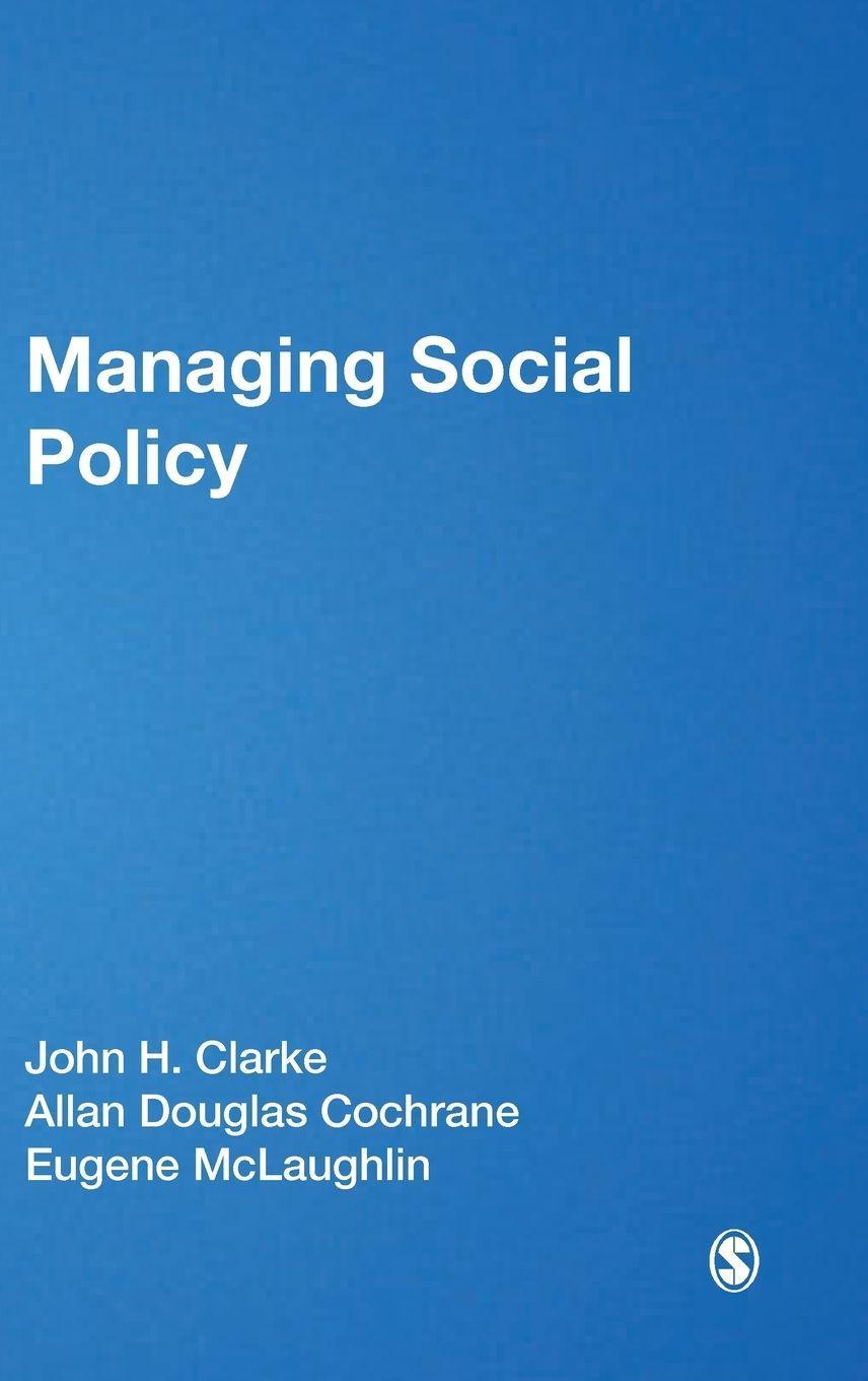 Sonstige Verlage Managing Social Policy